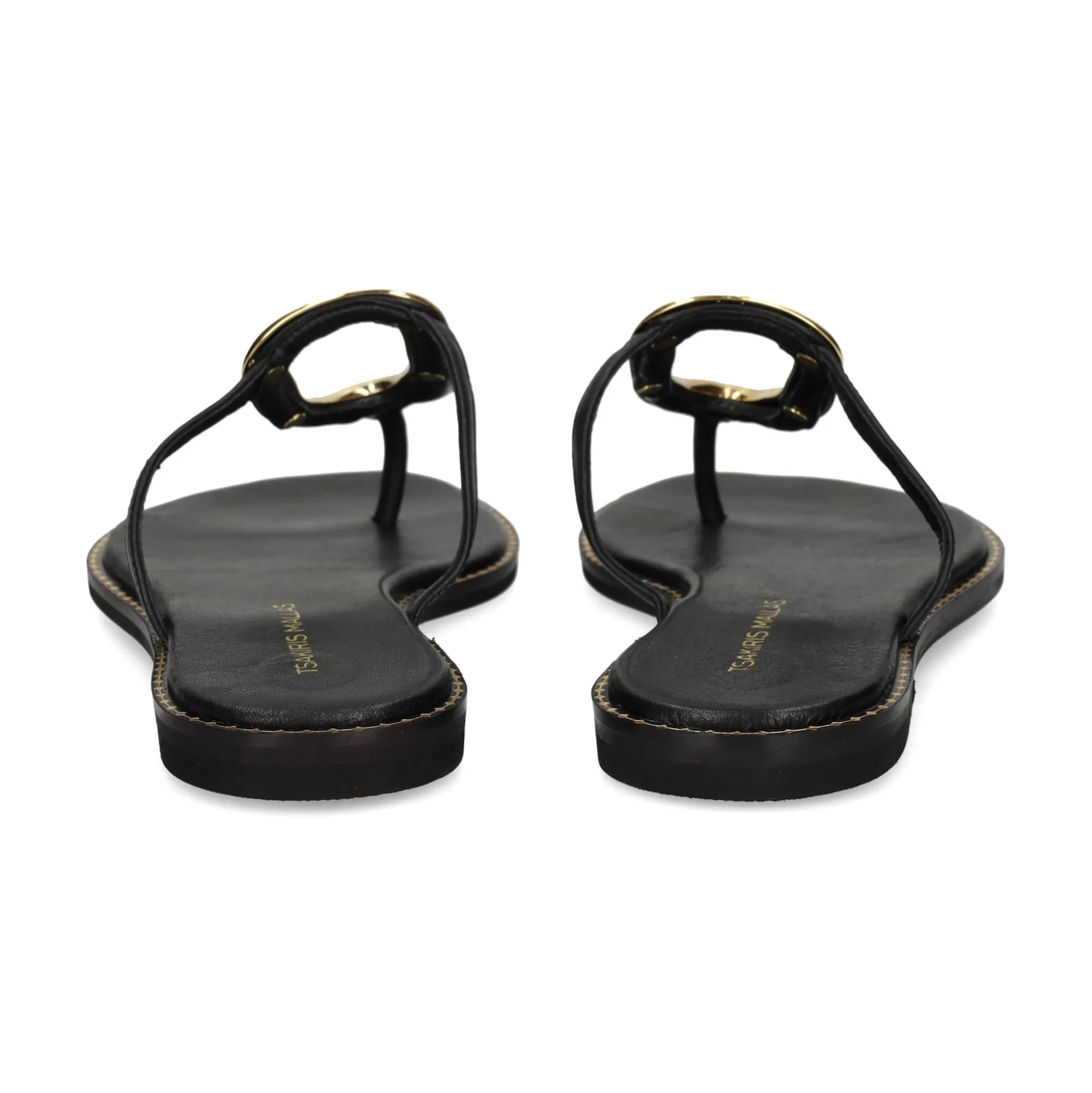 EXE Sandalias planas de Mujer 517 CHIOS NEGRO