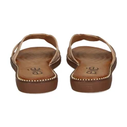 EXE Sandalias planas de Mujer ZF1982-E1 ORO ROSA