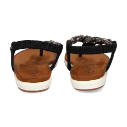 EXE Sandalias planas de Mujer F8043-21 NEGRO