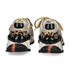 EXE Zapatillas de Mujer 134-10 LEOPARD TAUPE