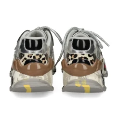 EXE Zapatillas de Mujer 134-10 LEOPARD GREY