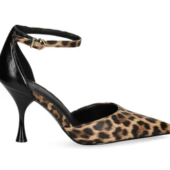 EXE Zapatos de tacón alto PARIS-817 LEOPARD BLACK