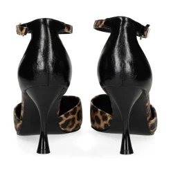 EXE Zapatos de tacón alto PARIS-817 LEOPARD BLACK