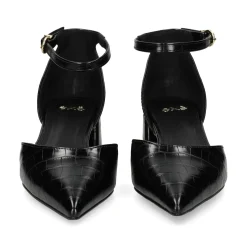 EXE Zapatos de tacón bajo GRACE-617 NEGRO