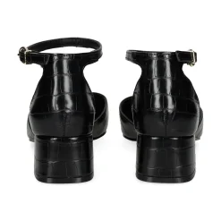 EXE Zapatos de tacón bajo GRACE-617 NEGRO