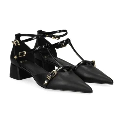 EXE Zapatos de tacón bajo GRACE-630 NEGRO