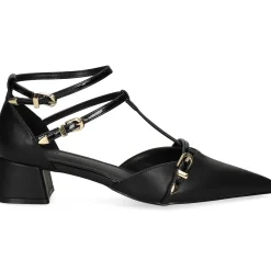 EXE Zapatos de tacón bajo GRACE-630 NEGRO