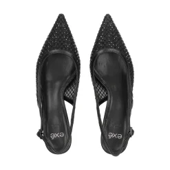 EXE Zapatos de tacón bajo IRIS-222 NEGRO