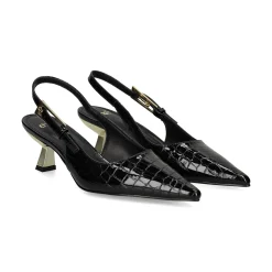 EXE Zapatos de tacón medio de Mujer BLAIR-358 NEGRO