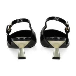 EXE Zapatos de tacón medio de Mujer BLAIR-358 NEGRO