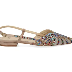 EXE Zapatos planos de Mujer KENDAL-244 TAUPE MULTI