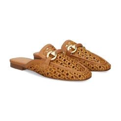 EXE Zuecos de Mujer ANNE-1578 CAMEL
