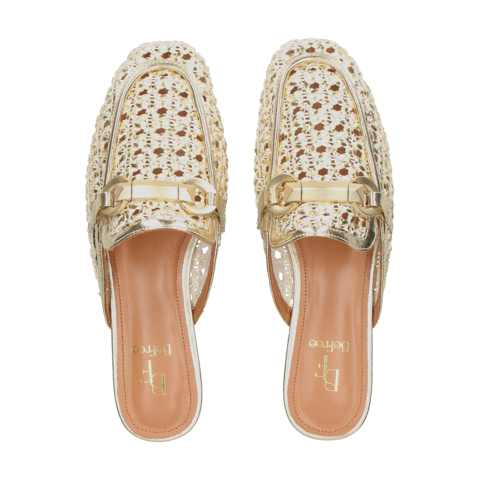 EXE Zuecos de Mujer ANNE-1578 ORO