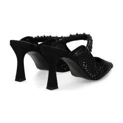 EXE Zuecos de Mujer LAMINA-277 NEGRO