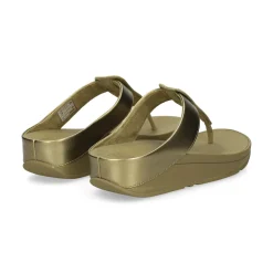 FITFLOP Sandalias cuña de Mujer IU2 C23 Camo-Green