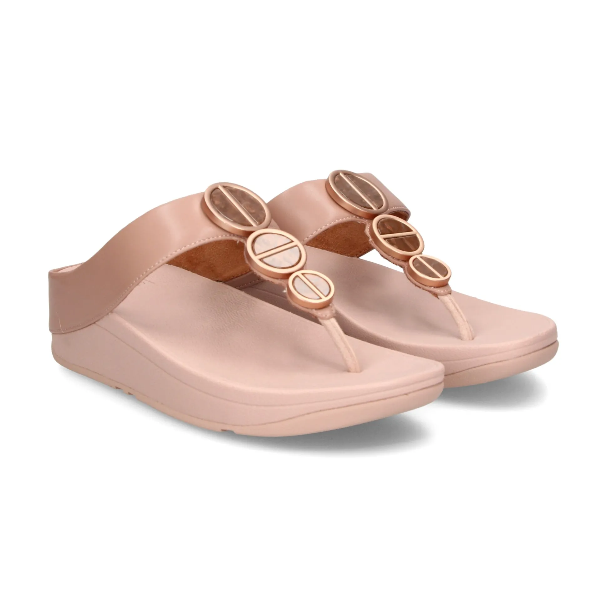 FITFLOP Sandalias cuña de Mujer FE5 137 BEIGE