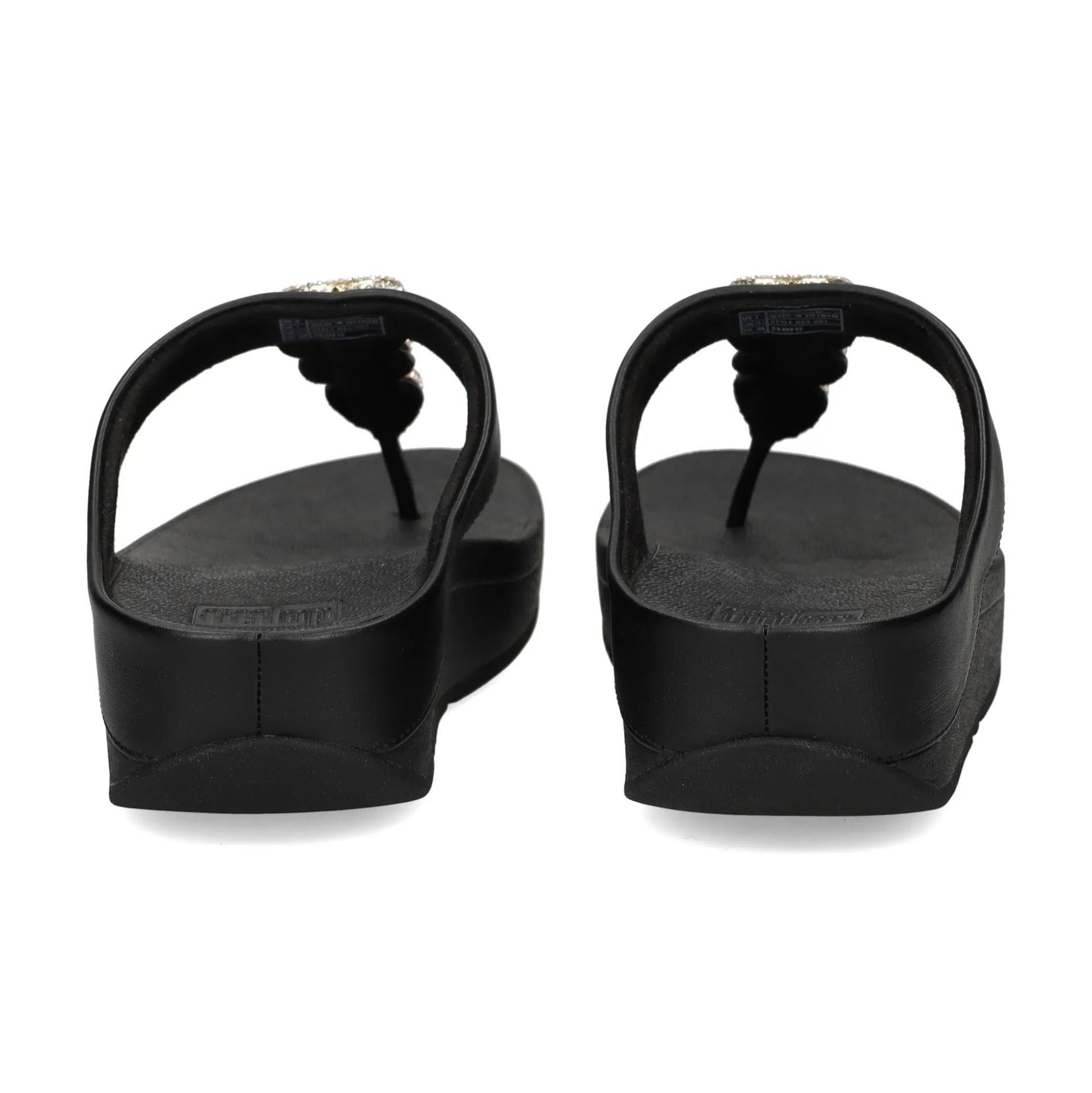 FITFLOP Sandalias cuña de Mujer HX2 001 NEGRO
