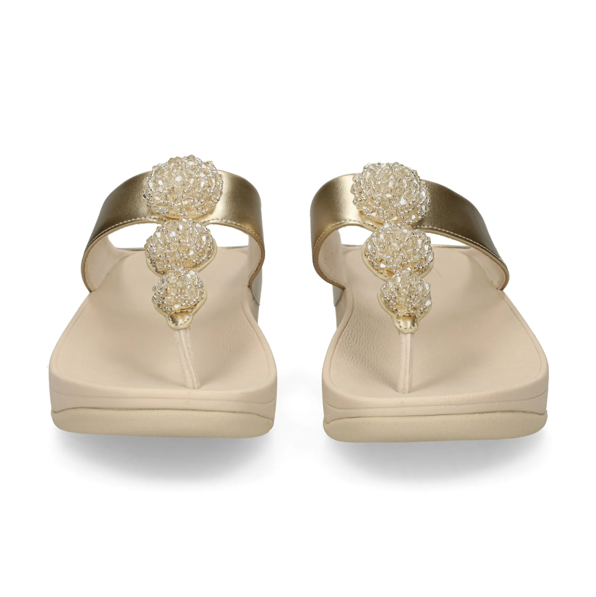 FITFLOP Sandalias cuña de Mujer IU1 675 PLATINO