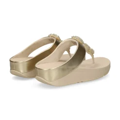 FITFLOP Sandalias cuña de Mujer IU1 675 PLATINO