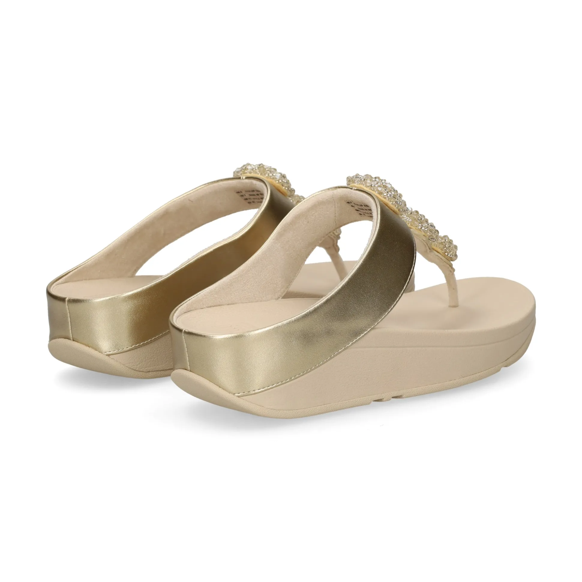 FITFLOP Sandalias cuña de Mujer IU1 675 PLATINO