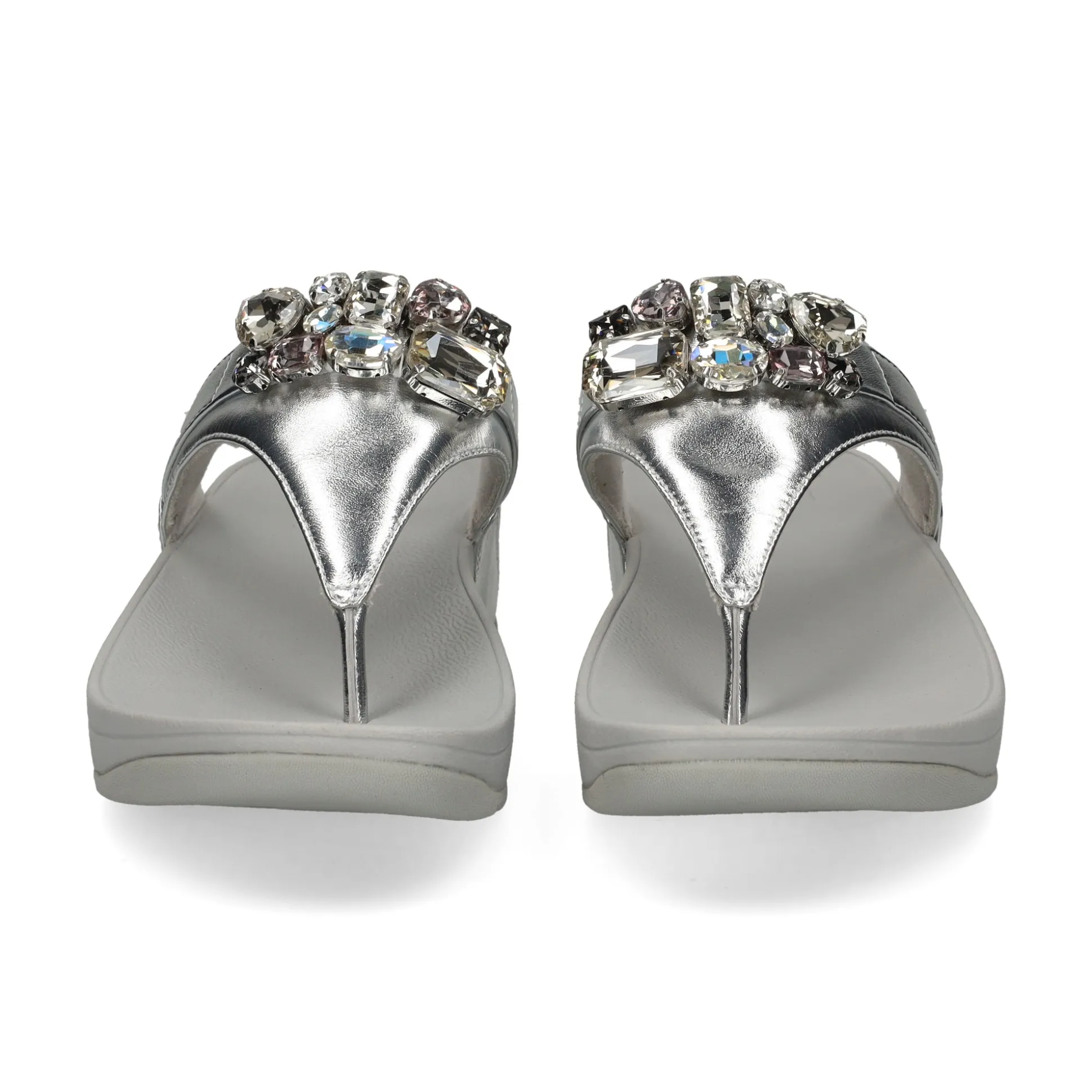 FITFLOP Sandalias cuña de Mujer HT8 011 PLATA