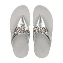 FITFLOP Sandalias cuña de Mujer HT8 011 PLATA