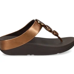 FITFLOP Sandalias cuña de Mujer HJ1 012 BRONZE
