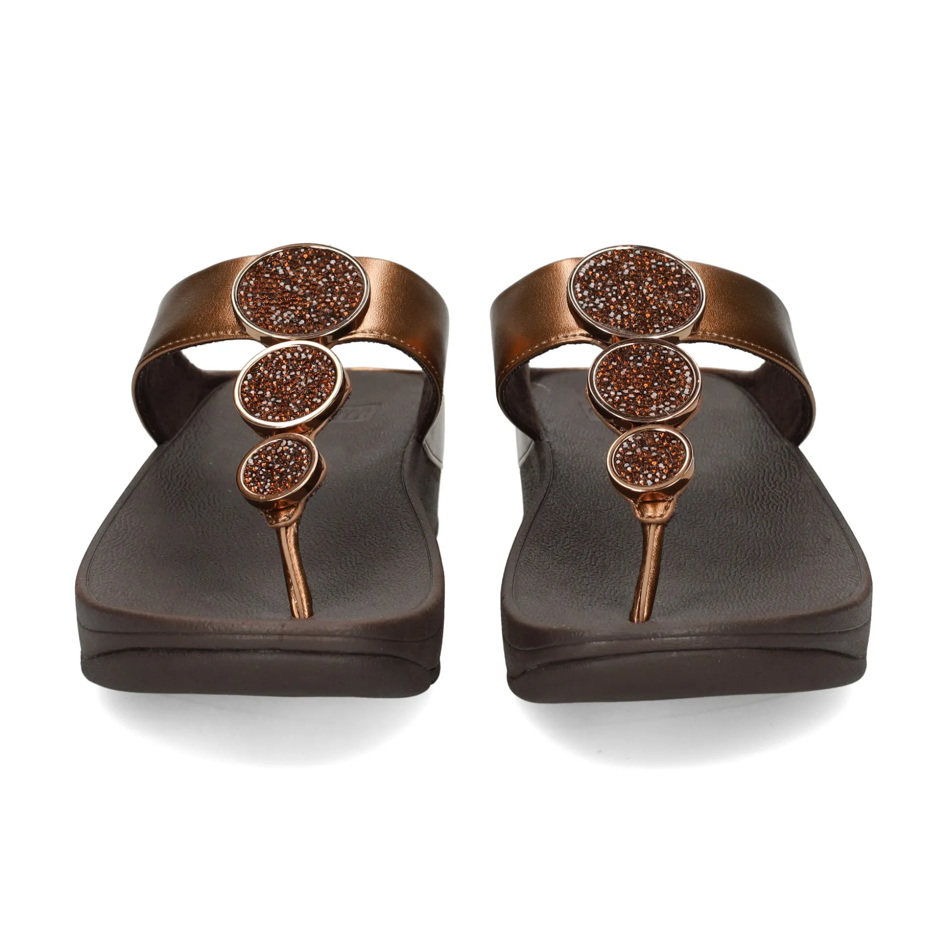 FITFLOP Sandalias cuña de Mujer HJ1 012 BRONZE