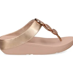 FITFLOP Sandalias cuña de Mujer HJ1 323 ROSE GOLD