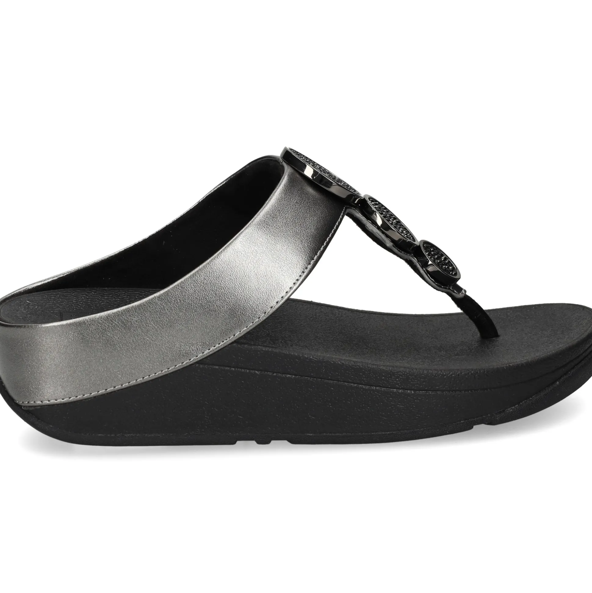 FITFLOP Sandalias cuña de Mujer HJ1 B06 Pewter