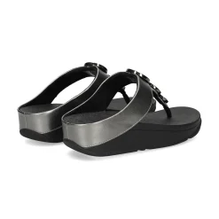FITFLOP Sandalias cuña de Mujer HJ1 B06 Pewter