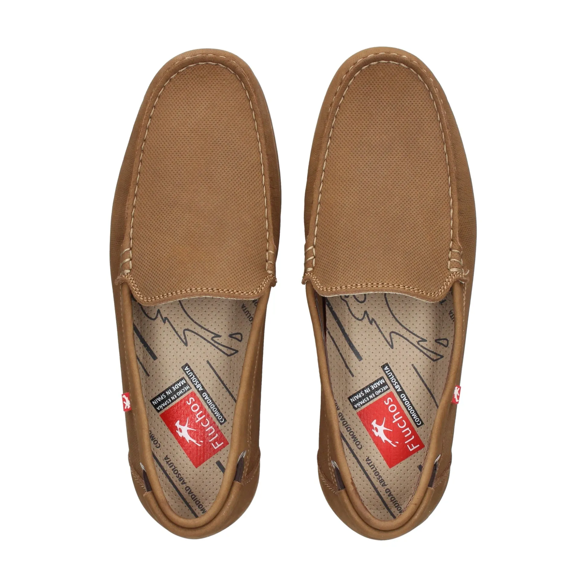 FLUCHOS Mocasines de Hombre 9075 VISON