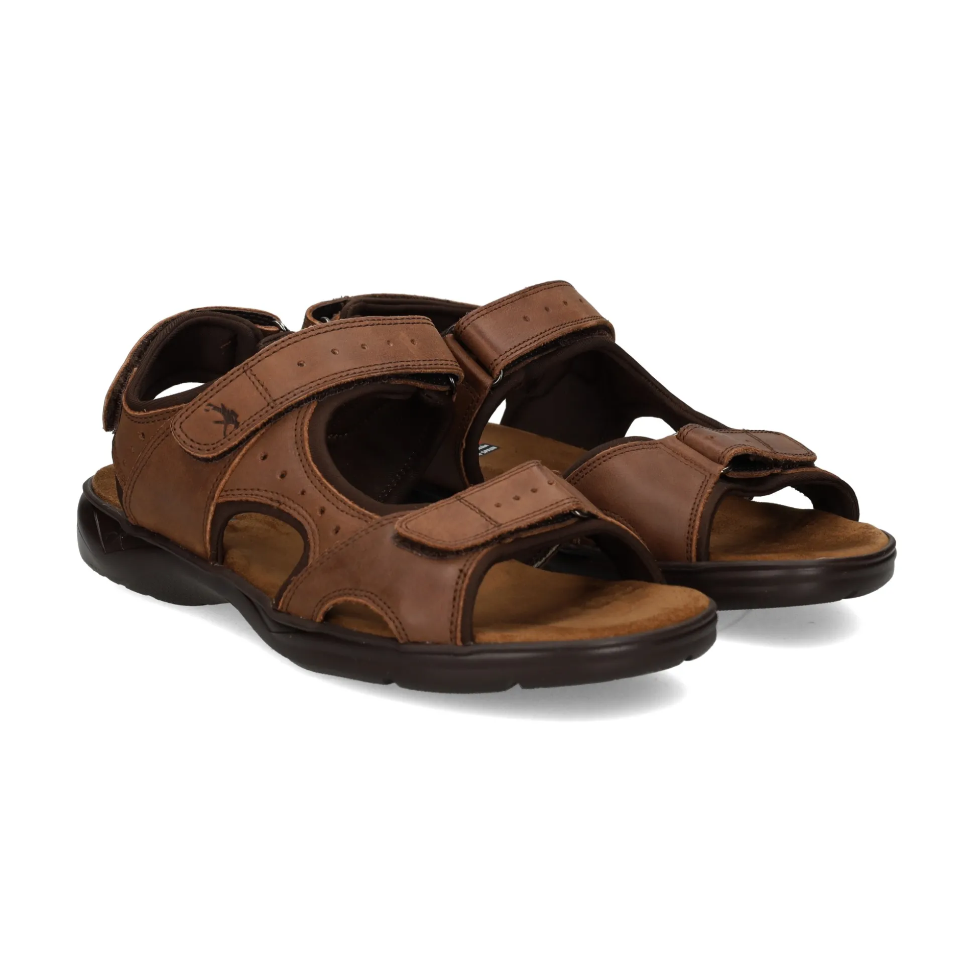 FLUCHOS Sandalias de Hombre F1201 CAFE+COM.1