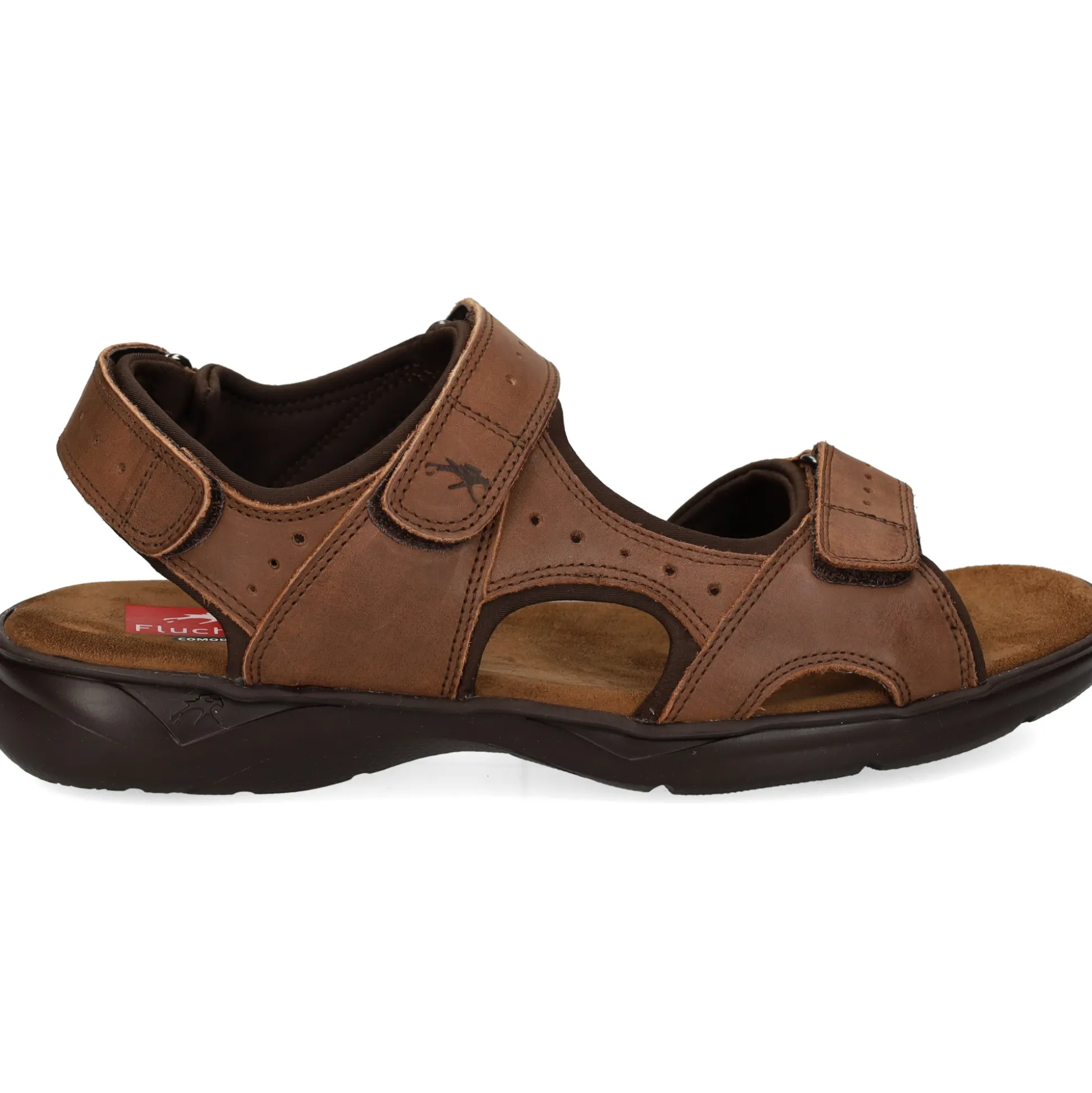 FLUCHOS Sandalias de Hombre F1201 CAFE+COM.1