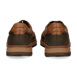 FLUCHOS Zapatillas de Hombre F2279 CAFE+COM.1
