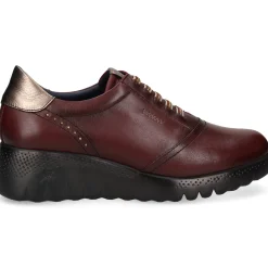 FLUCHOS Zapatos Blucher F2096 BURDEOS+COM.1