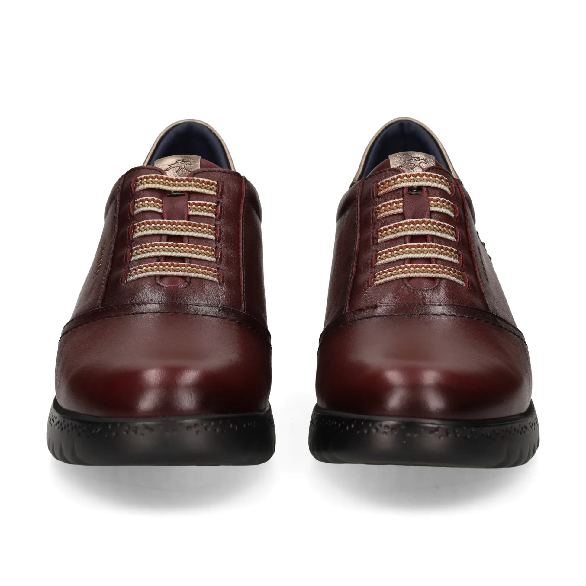 FLUCHOS Zapatos Blucher F2096 BURDEOS+COM.1