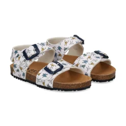 GARVALIN Sandalias, chanclas y albarcas de niña 242468-B BLANCO