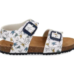 GARVALIN Sandalias, chanclas y albarcas de niña 242468-B BLANCO