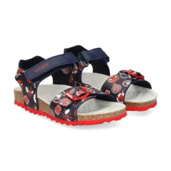 GEOX Sandalias, chanclas y albarcas de niña B922QA C4244 NAVY/DK