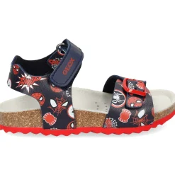 GEOX Sandalias, chanclas y albarcas de niña B922QA C4244 NAVY/DK