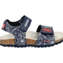 GEOX Zapatillas de Niño J458LE C0735 NAVY/RED