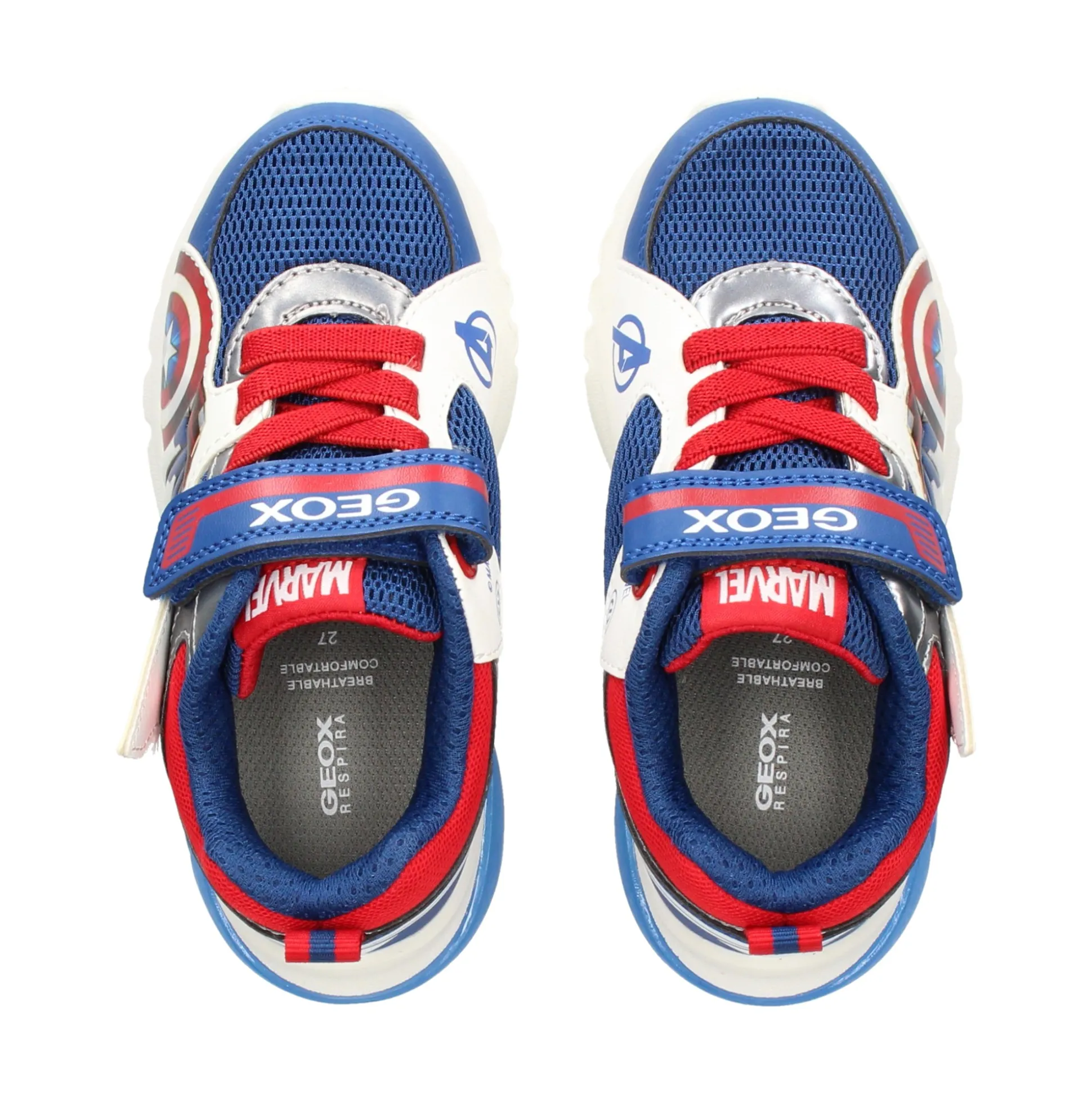 GEOX Zapatillas de Niño J45LBB C0200 BLUE/RED