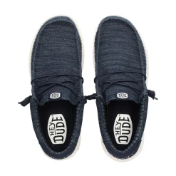 HEY DUDE Zapatillas de Hombre WALLY STRETCH 410 NAVY
