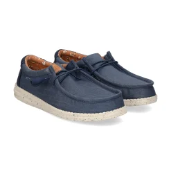 HEY DUDE Zapatillas de Hombre WALLY WASHED 410 NAVY