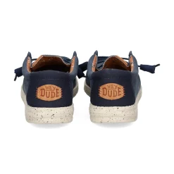 HEY DUDE Zapatillas de Hombre WALLY WASHED 410 NAVY