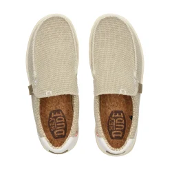 HEY DUDE Zapatillas de Hombre MIKKA BRAIDED 1LB OFF WHITE