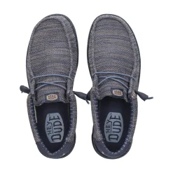 HEY DUDE Zapatillas de Hombre WALLY STRETCH 4UC NAVY BLAZER