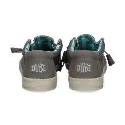 HEY DUDE Zapatillas de Hombre WALLY SOX 025 CHARCOAL