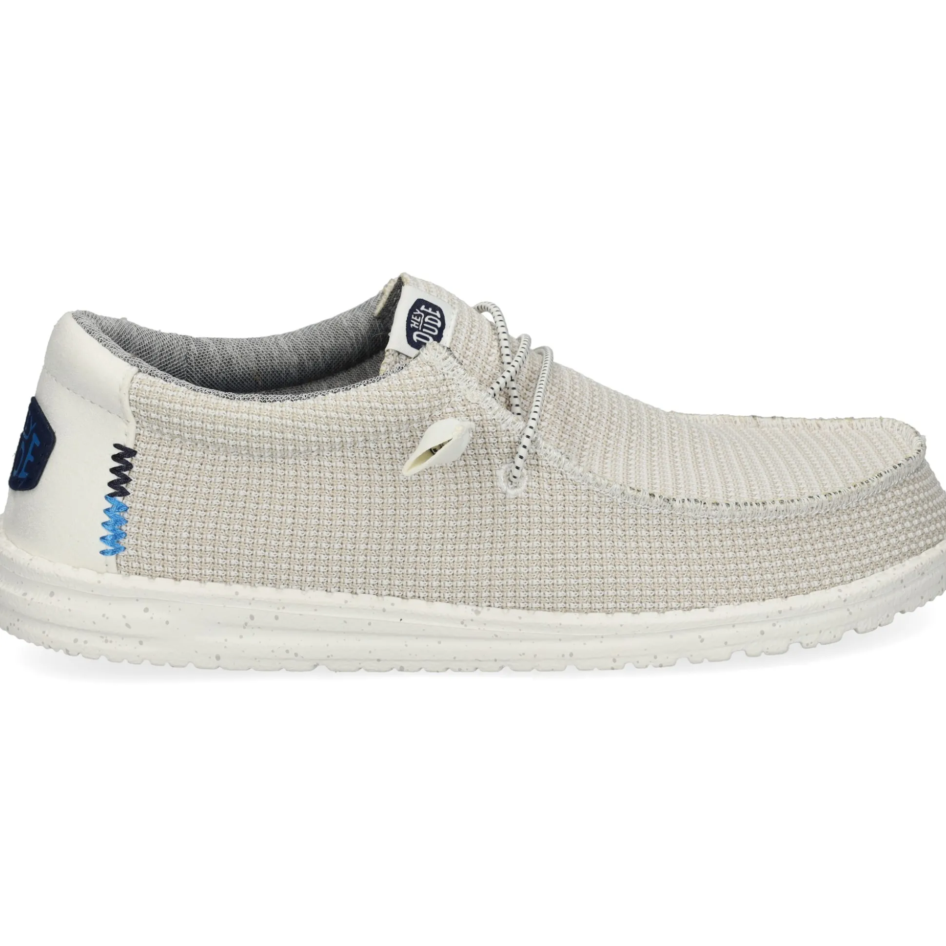 HEY DUDE Zapatillas de Hombre WALLY SPORT MESH 100 BLANCO